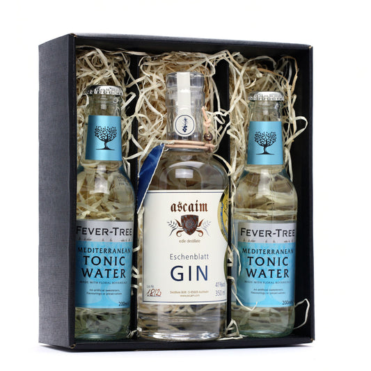 Geschenkset GIN 0,35l & 2x Fevertree