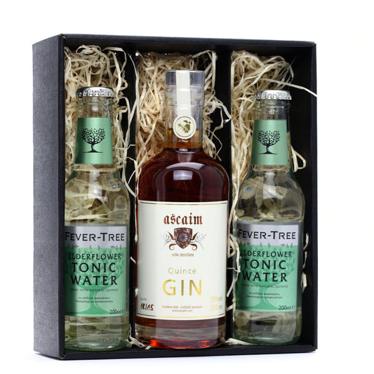 Geschenkset Quince GIN 0,35l & 2x Elderflower Tonic 0,2l
