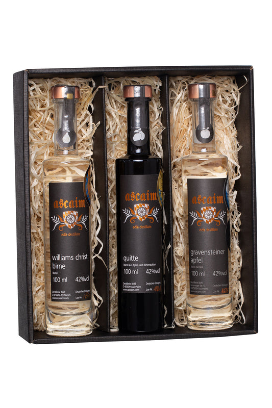 Geschenkset Birne-Quitte-Apfel